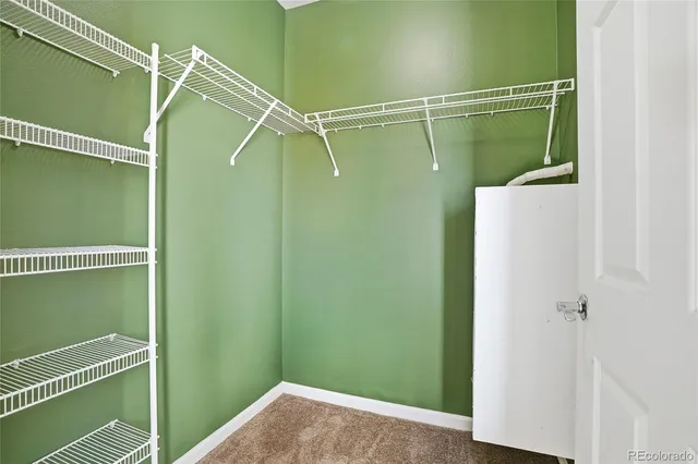 a view of walk in closet