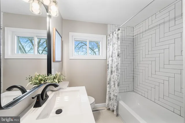 a bathroom with a sink a toilet and a bathtub