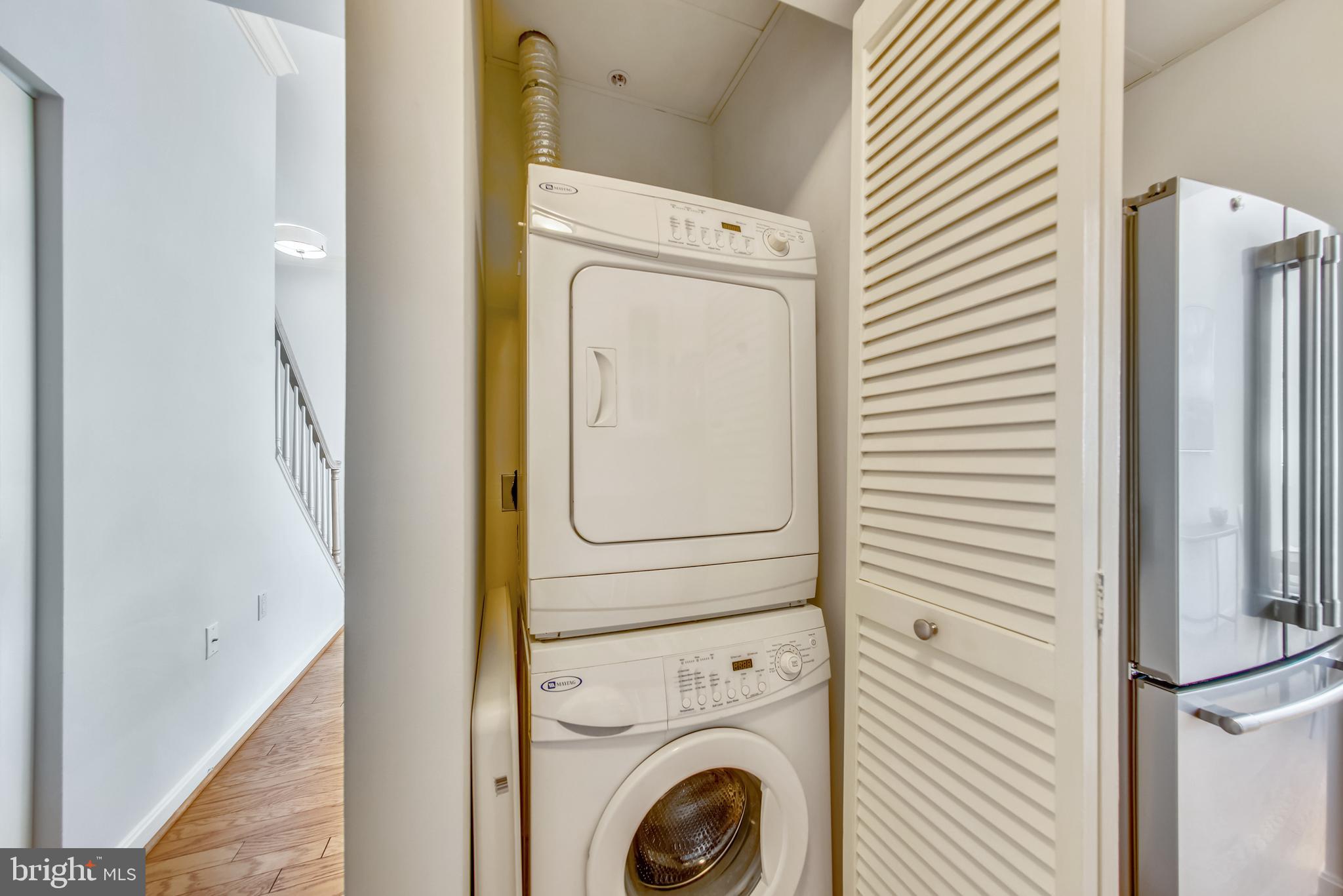 2406 19th Street Northwest, Unit 63 Washington, DC 20009 - Photo 26 of 34 Washer and dryer in unit