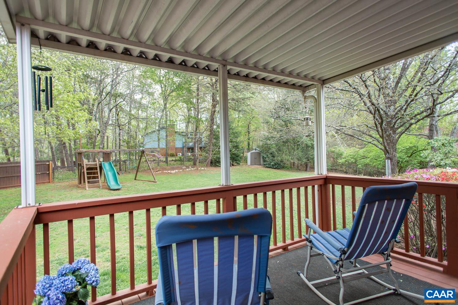 2750 Meriwether Drive Charlottesville, VA 22901 - Photo 44 of 52 a view of a balcony with furniture and wooden floor