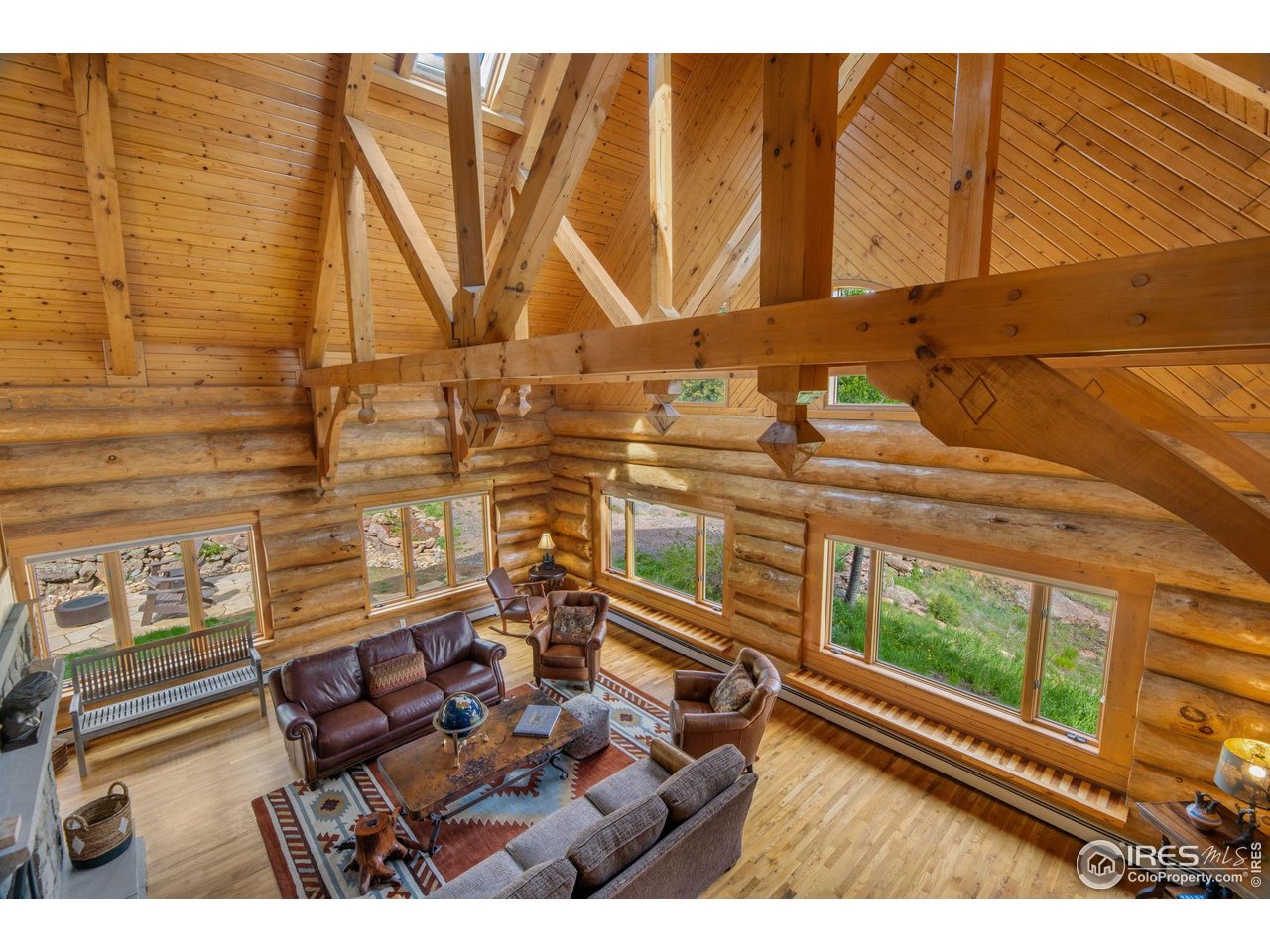 95 Choctaw Road Lyons, CO 80540 - Photo 17 of 40 a view of a couch in front of a building