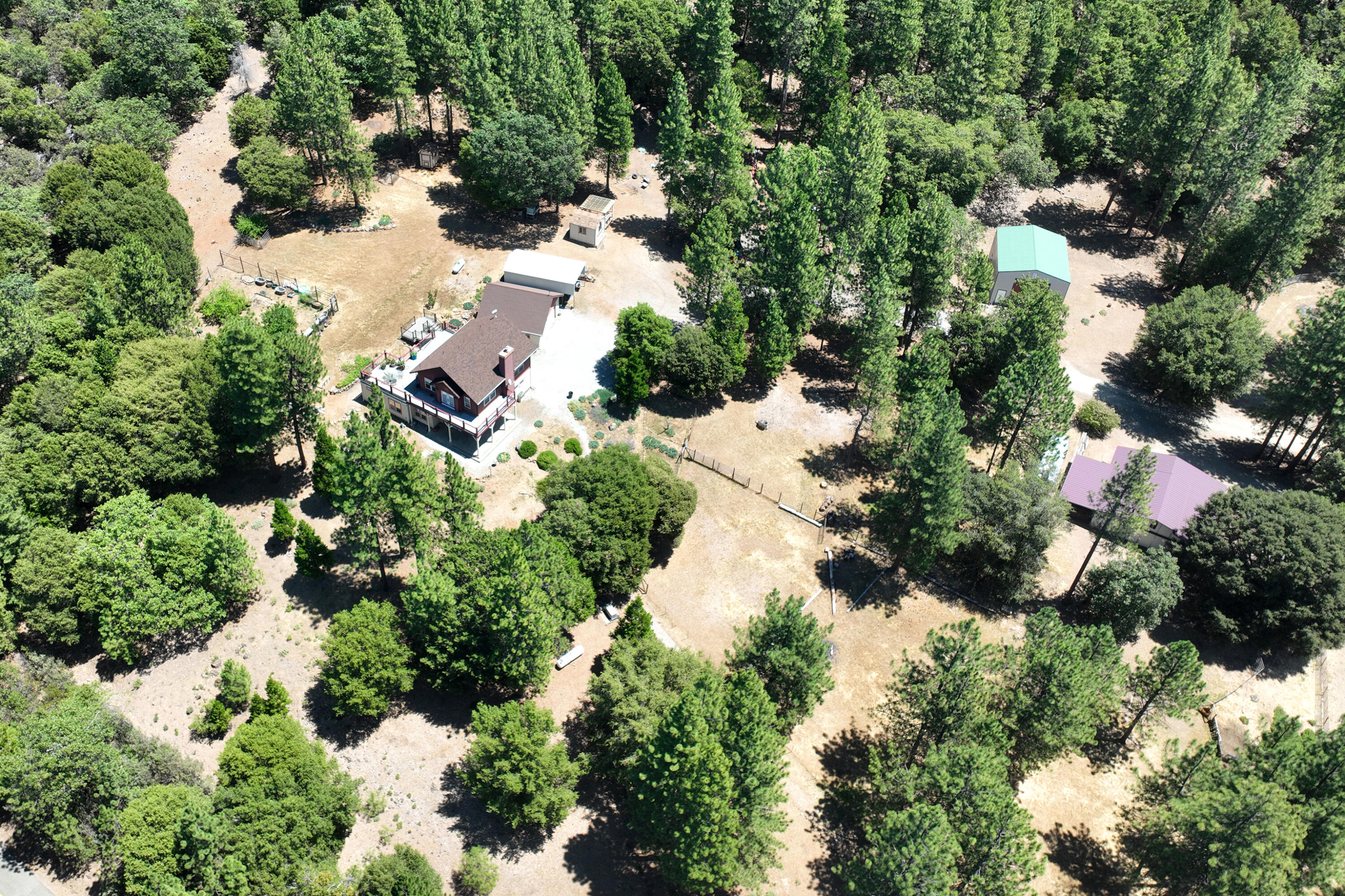 31300 Miller Mountain Road Whitmore, CA 96096 - Photo 24 of 38 Aerial House 3