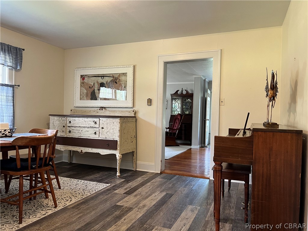 2138 Bethel Beach Road Onemo, VA 23130 - Photo 14 of 39 New Vinyl Plank Flooring Dining Room and Kitchen