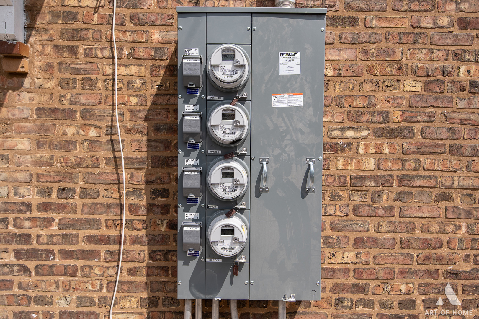 1820 Gunderson Avenue, Unit 3 Berwyn, IL 60402 - Photo 15 of 17 a front view of a house with a fountain and a clock on the wall