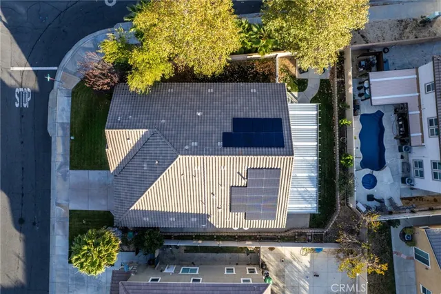 a view of a house with a patio