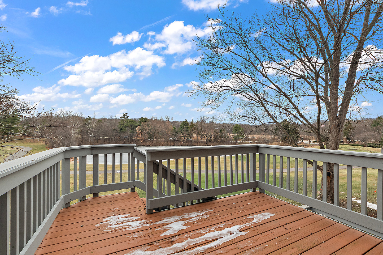 10534 Golf Road Orland Park, IL 60462 - Photo 29 of 54 a view of wooden deck with a house