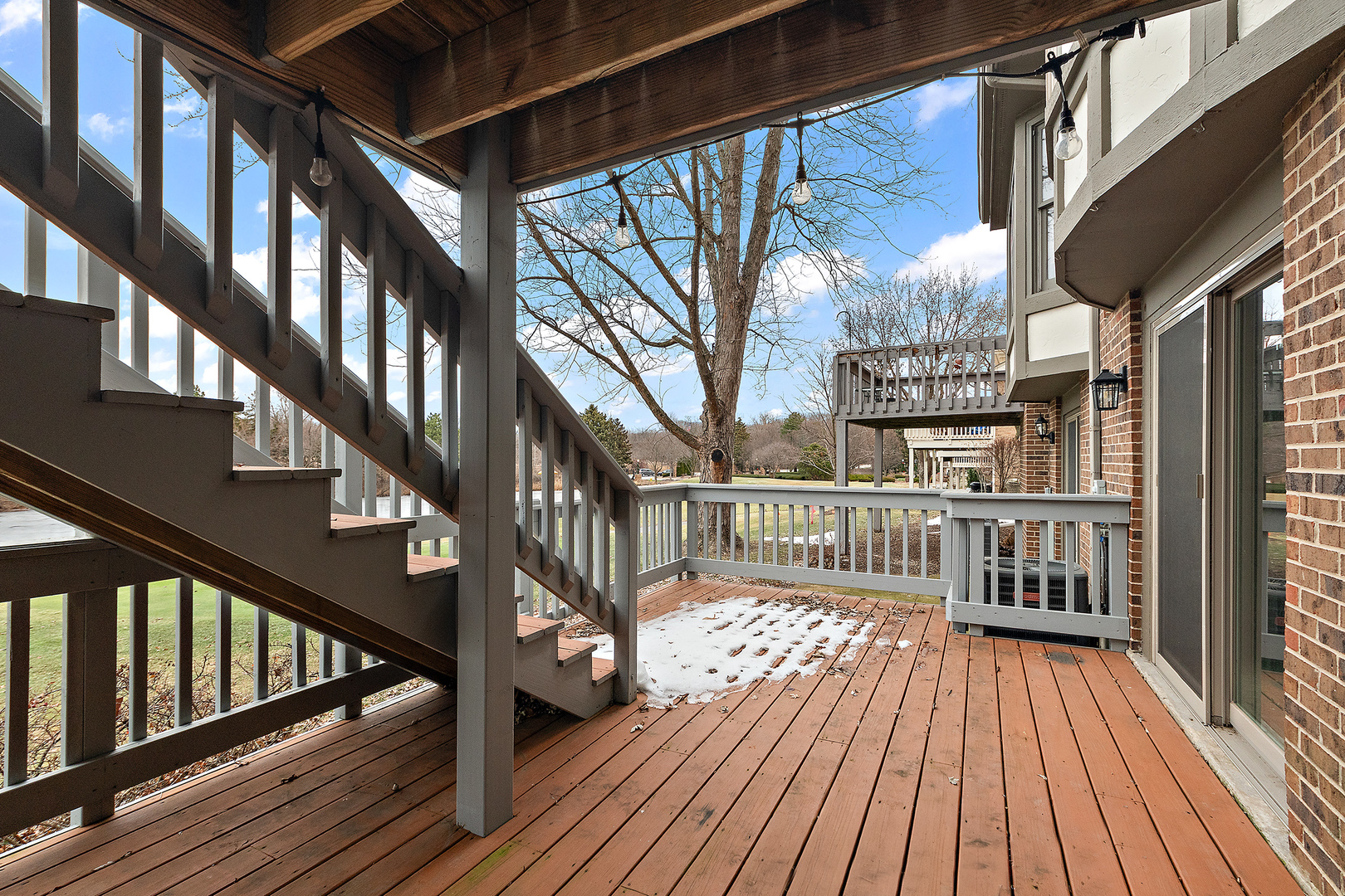 10534 Golf Road Orland Park, IL 60462 - Photo 33 of 54 a view of a balcony with wooden floor