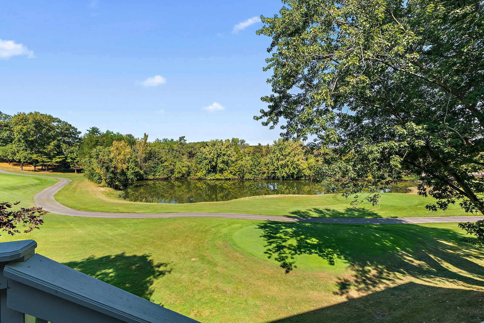 10534 Golf Road Orland Park, IL 60462 - Photo 38 of 54 a view of a golf course with a lake