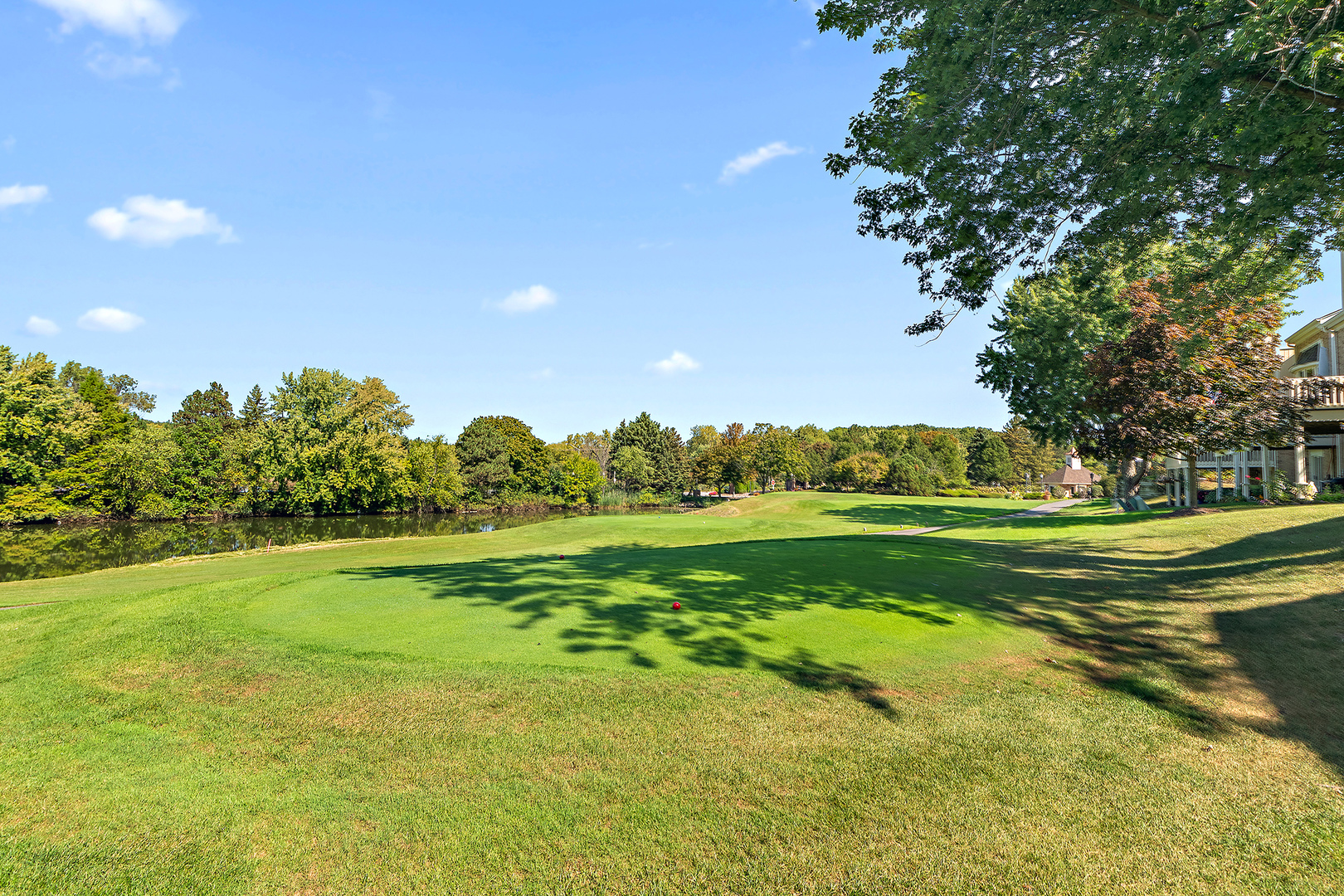 10534 Golf Road Orland Park, IL 60462 - Photo 39 of 54 a view of a golf course with a lake