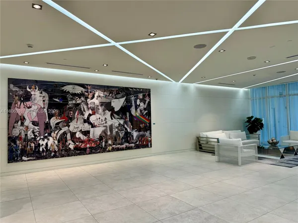 a view of room with furniture