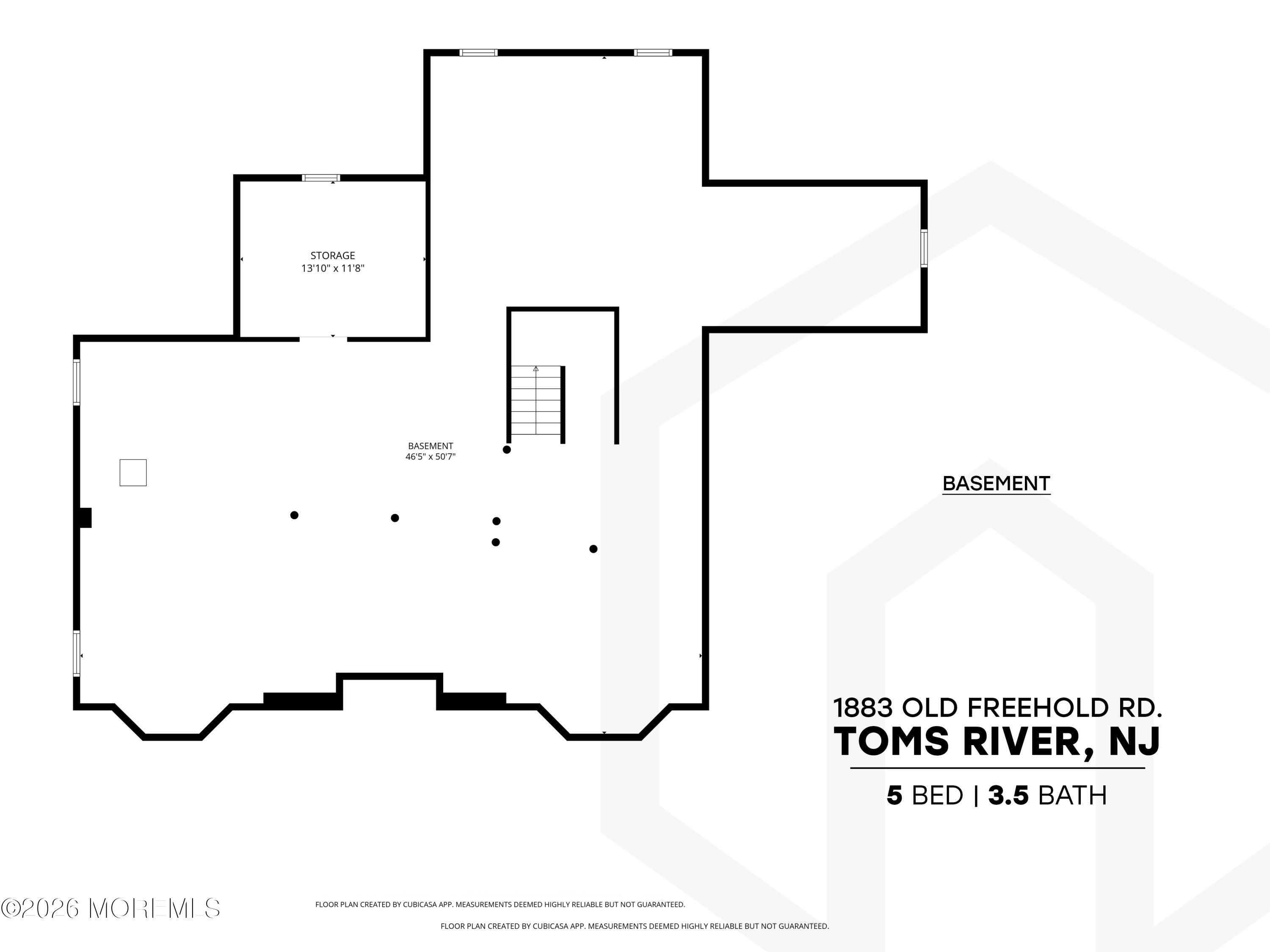 1883 Old Freehold Road Toms River, NJ 08755 - Photo 70 of 75 001-Basement FINAL