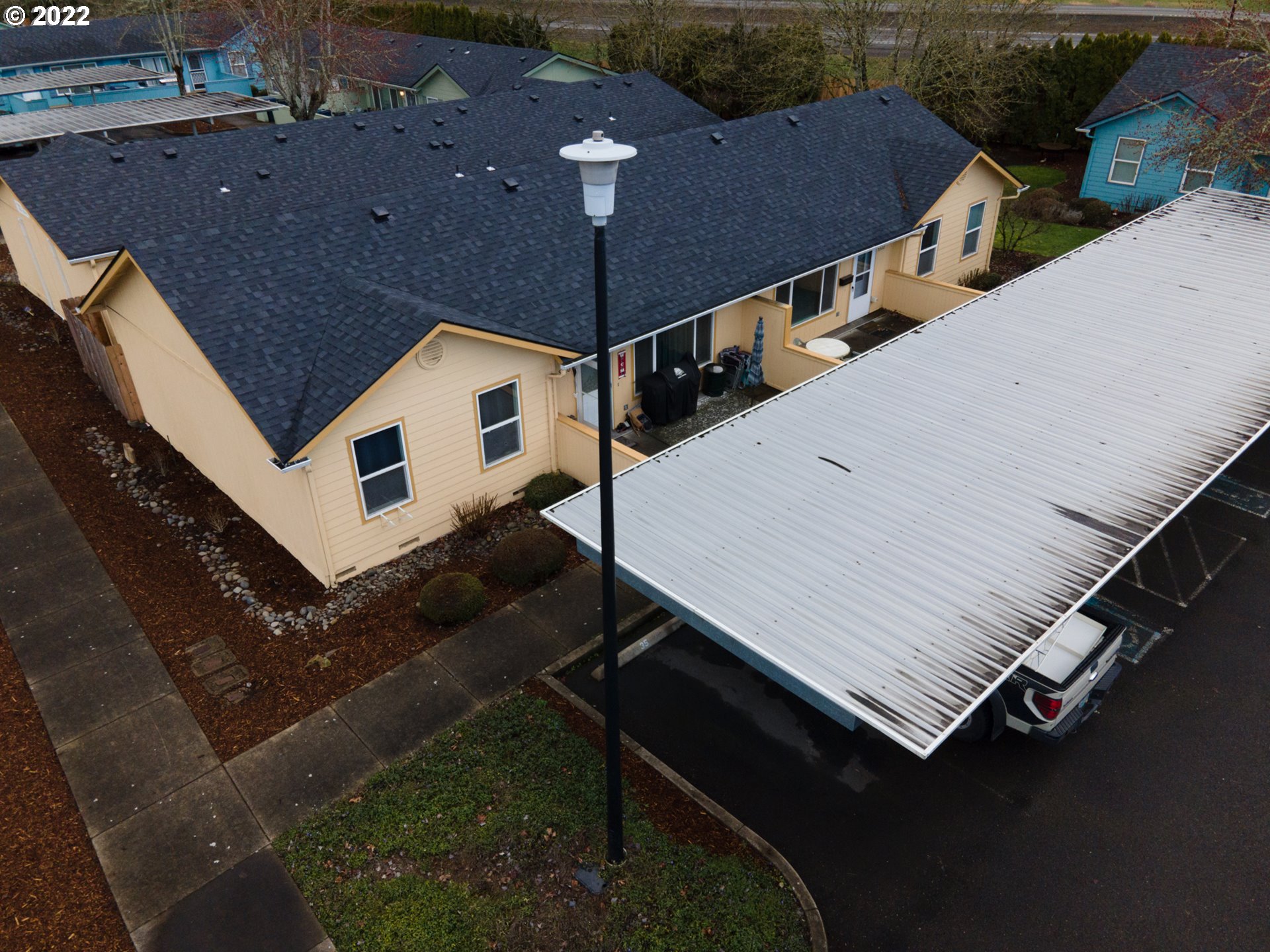 5520 E Street Springfield, OR 97478 - Photo 17 of 18 an aerial view of a house roof deck