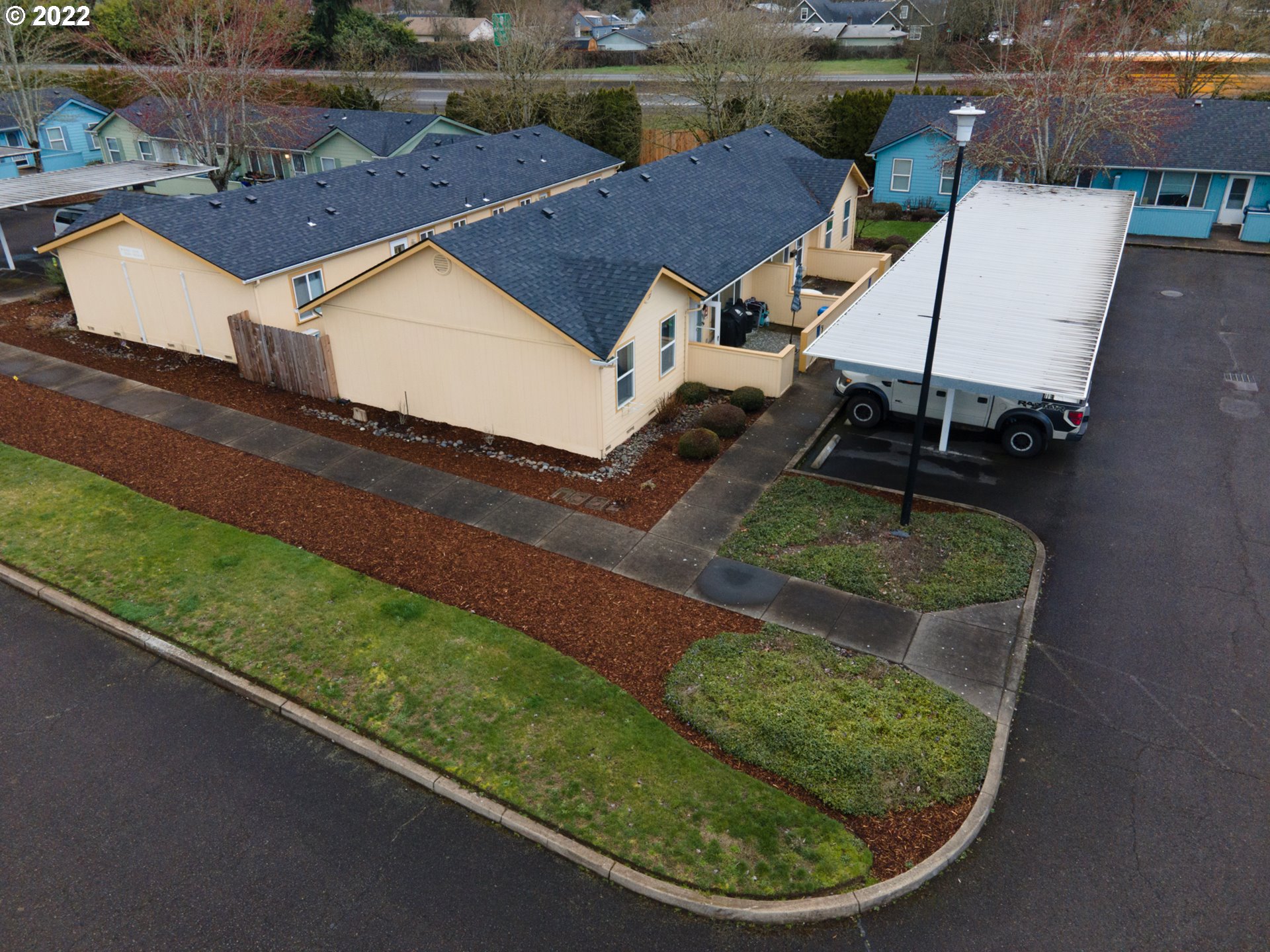 5520 E Street Springfield, OR 97478 - Photo 18 of 18 an aerial view of a house having yard