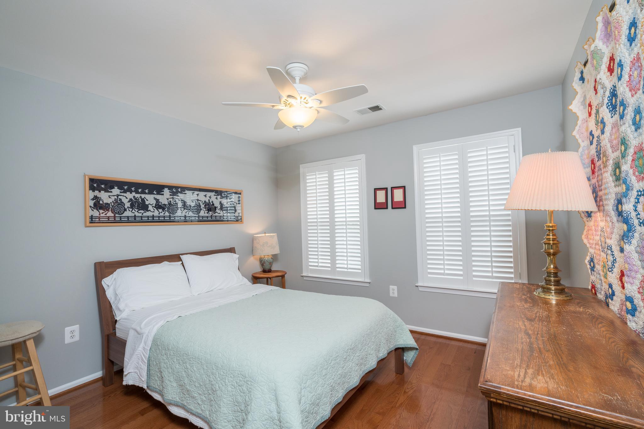 20691 Riptide Square Sterling, VA 20165 - Photo 16 of 27 1st Bedroom, Shutters and Ceiling fan!