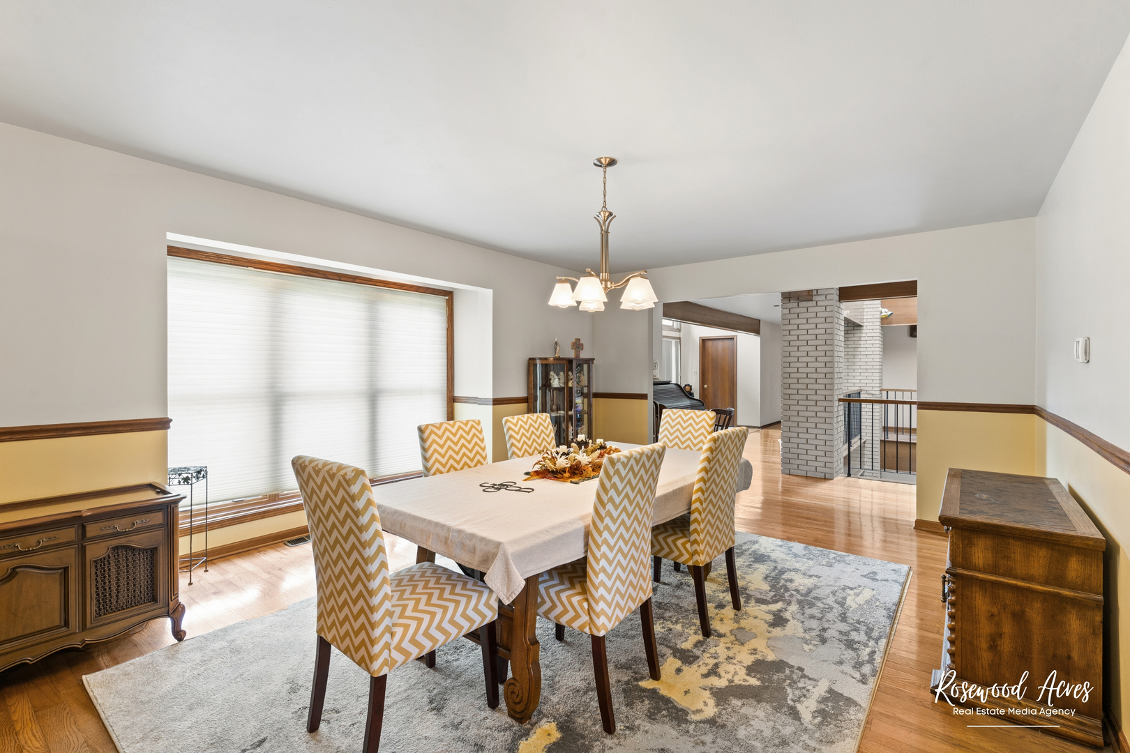 4196 North 2250W Road Bourbonnais, IL 60914 - Photo 21 of 61 a view of a dining room with furniture window and wooden floor