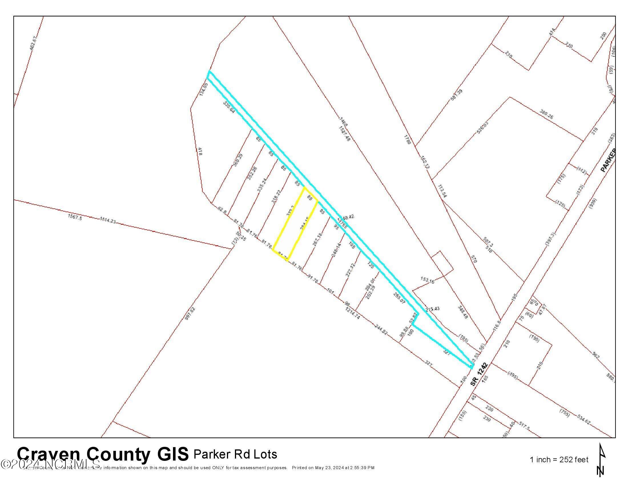 Tbd Parker Road New Bern, NC 28562 - Photo 2 of 2 Parker Rd property lots_1