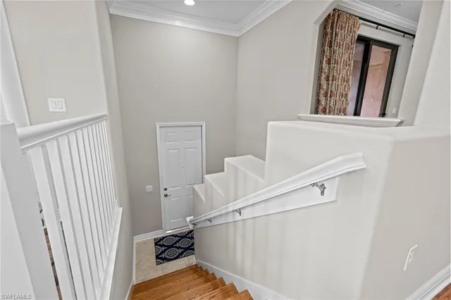 a view of a hardwood & door