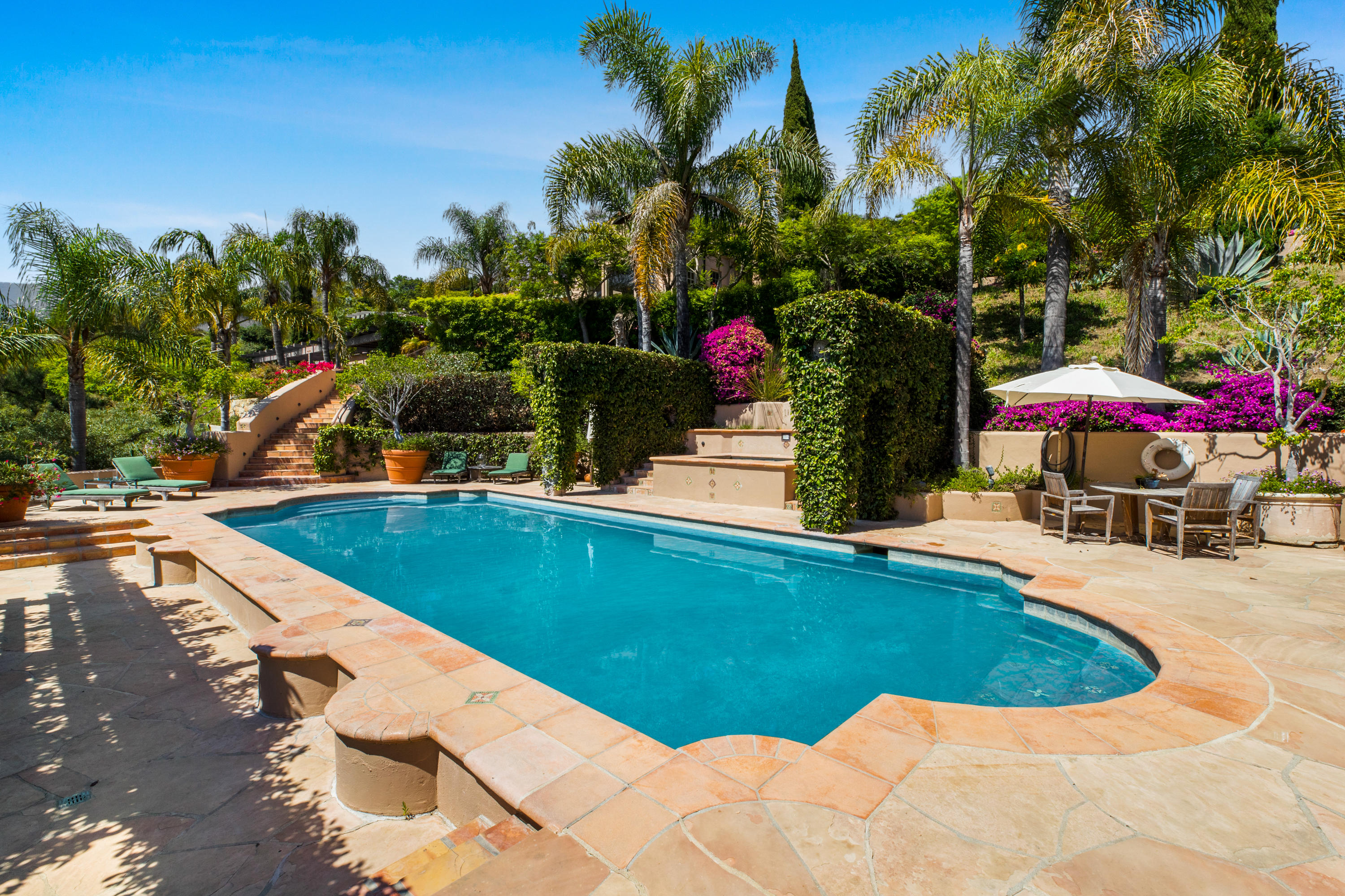 3756 Foothill (private Lane) Road Santa Barbara, CA 93110 - Photo 2 of 56 Enjoy Pool & Spa like a Vacation