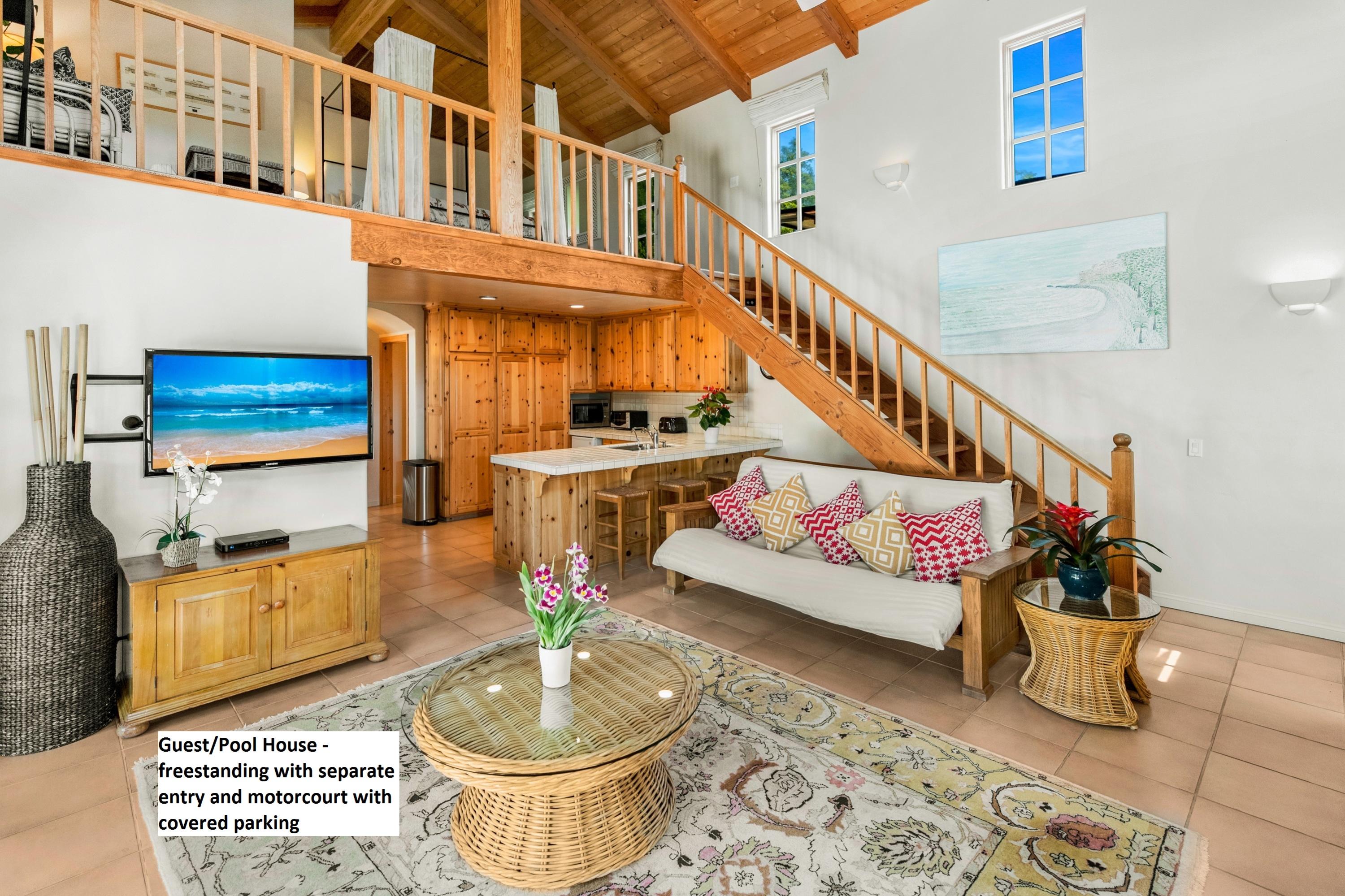 3756 Foothill (private Lane) Road Santa Barbara, CA 93110 - Photo 46 of 56 Guest/Pool House w/High Ceilings