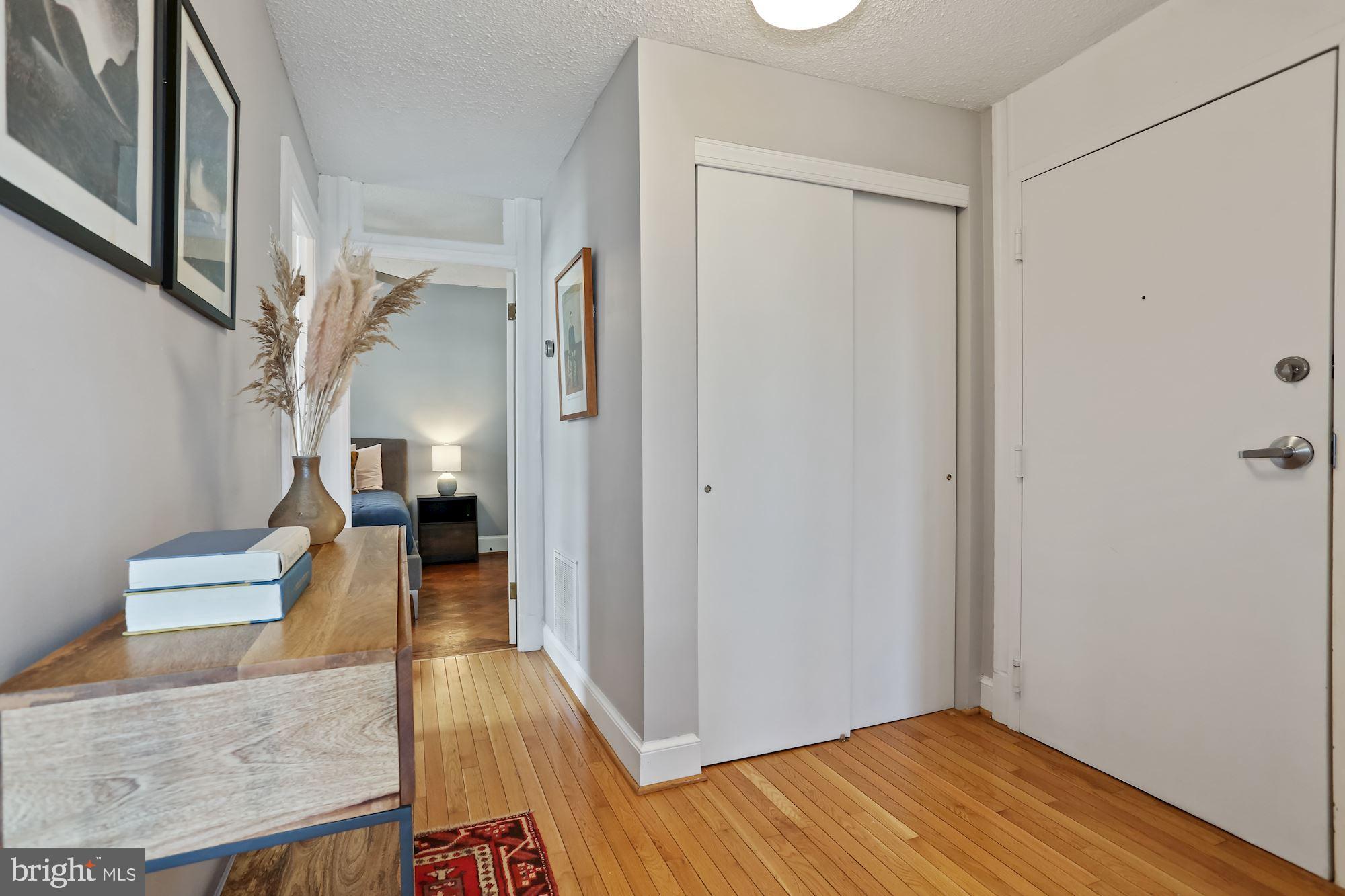 1401 Columbia Road Northwest, Unit 410 Washington, DC 20009 - Photo 26 of 37 Front entry to bath and bedroom