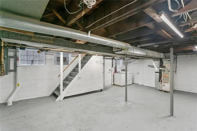 a view of a porch with furniture