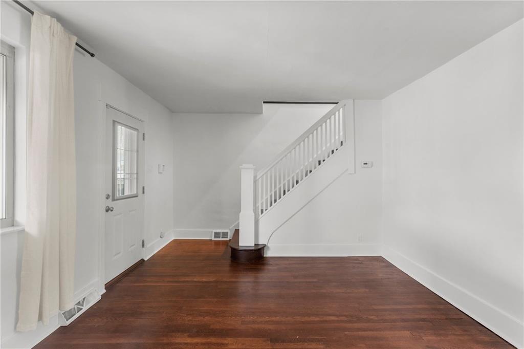 4227 Lydia Street Pittsburgh, PA 15207 - Photo 10 of 44 a view of entryway and hall with wooden floor