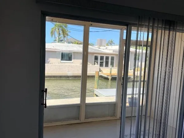 a view of swimming pool from a room