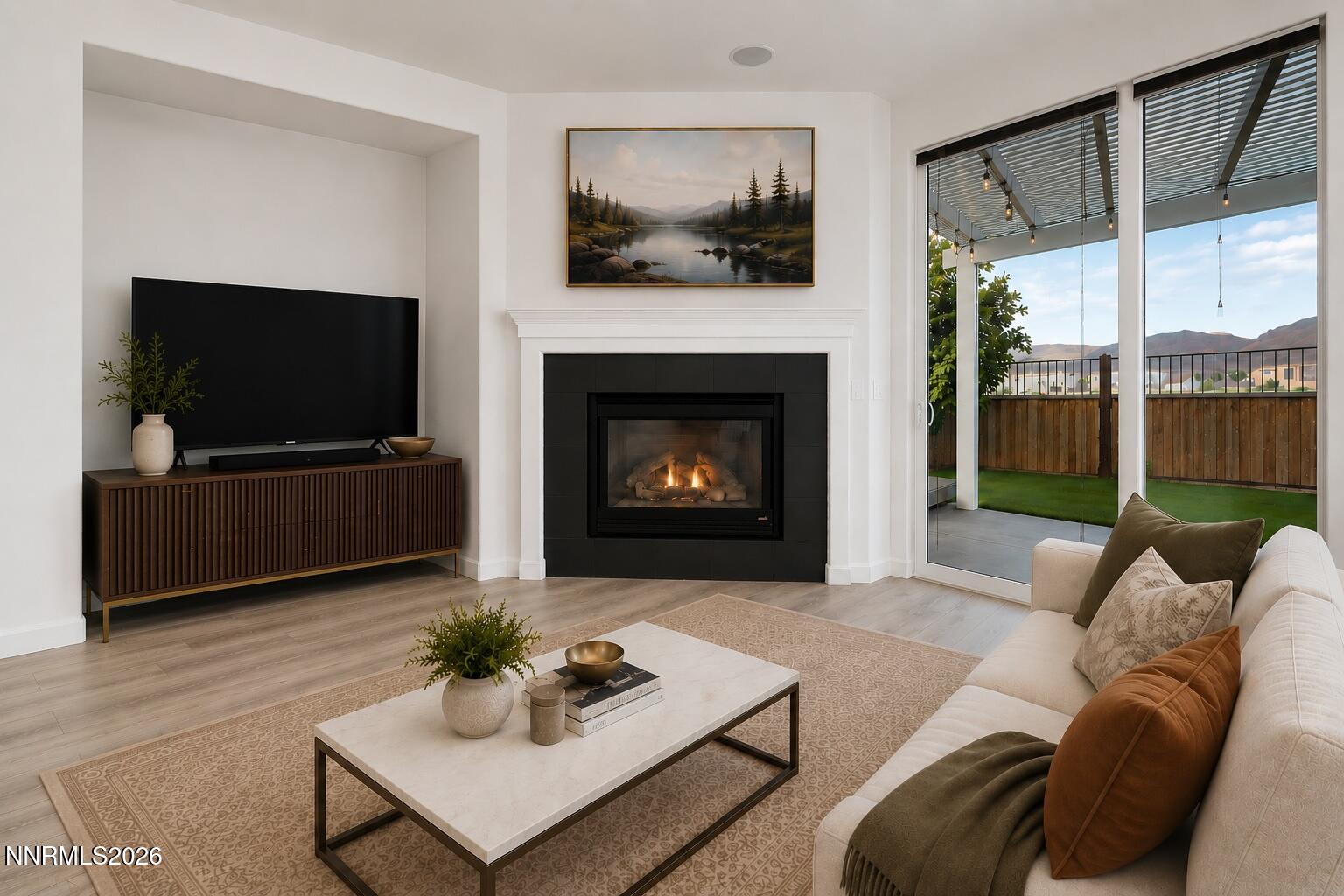 10548 Twin Bridges Way Reno, NV 89521 - Photo 23 of 71 3- Fireplace and view