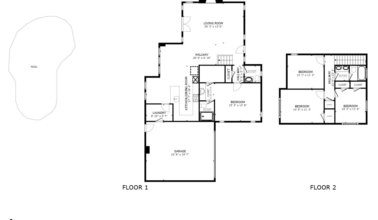 1904 Nursery Road The Woodlands, TX 77380 - Photo 41 of 43 a picture of a floor plan