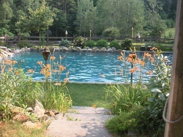 315 Garfield Road Concord, MA 01742 - Photo 16 of 21 a view of swimming pool with a yard