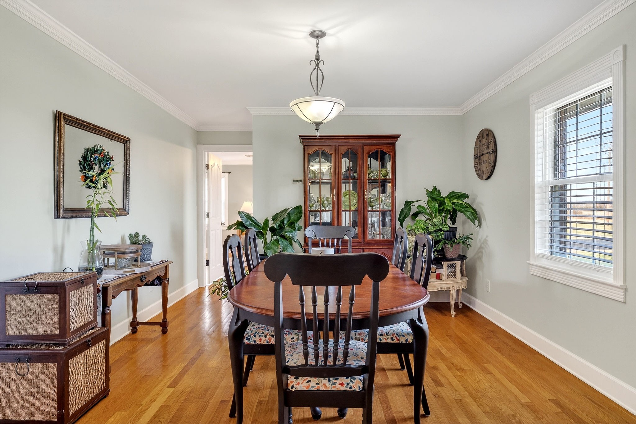 597 Game Ridge Road Smithville, TN 37166 - Photo 8 of 45 a view of a dining room with furniture window and wooden floor