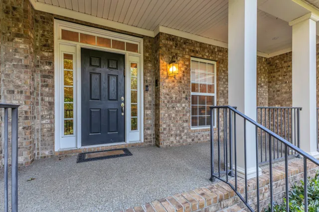 a view of front door of house