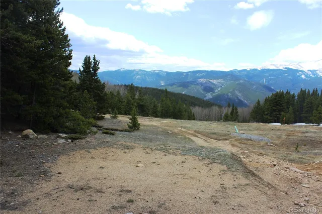 a view of lake with mountain