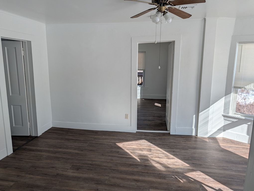9 Turnpike Road, Unit 2 Montague, MA 01376 - Photo 7 of 21 wooden floor in an empty room with a gallery