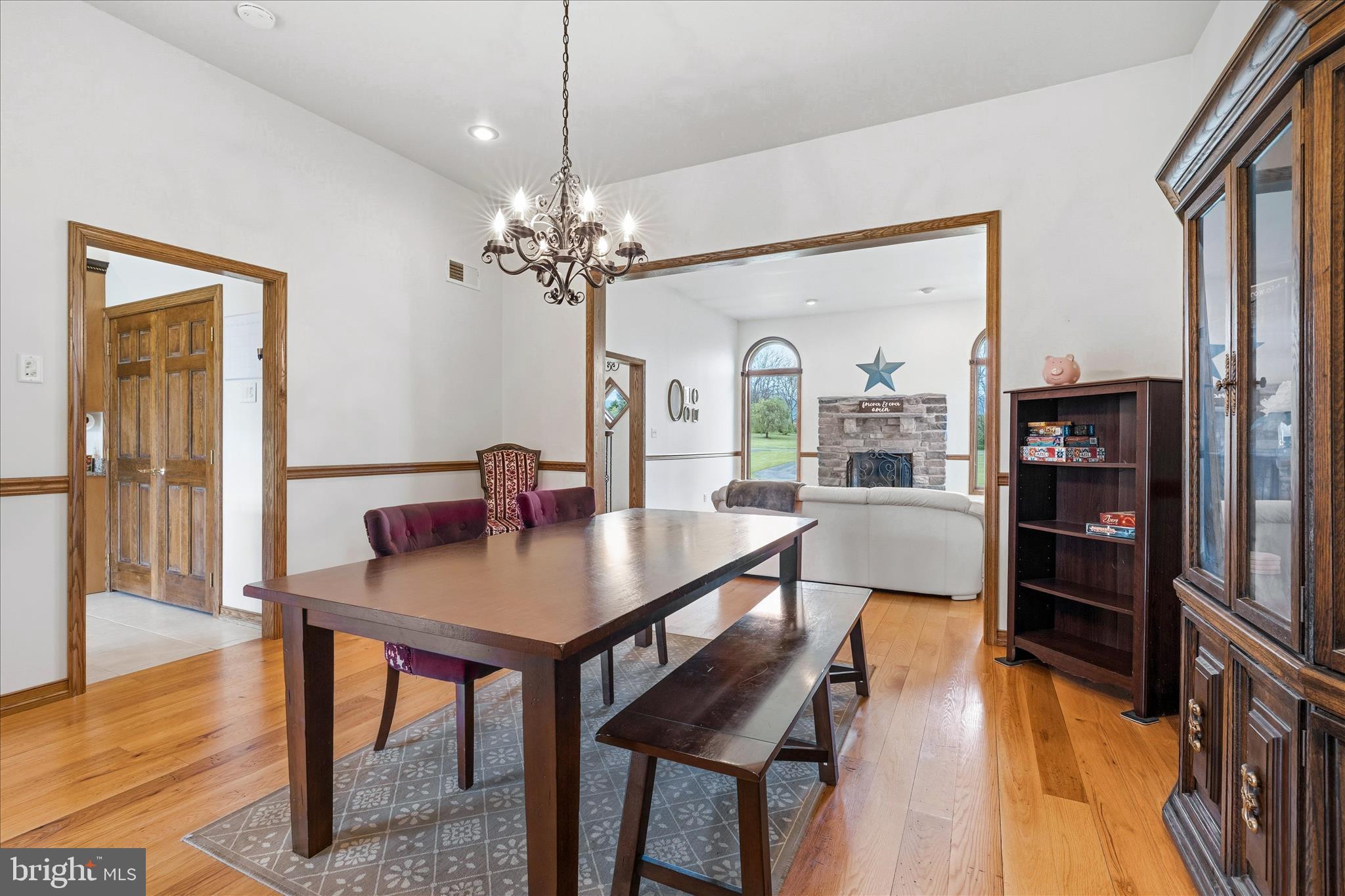 11820 Shimpstown Road Mercersburg, PA 17236 - Photo 21 of 75 a view of a dining room with furniture window and wooden floor