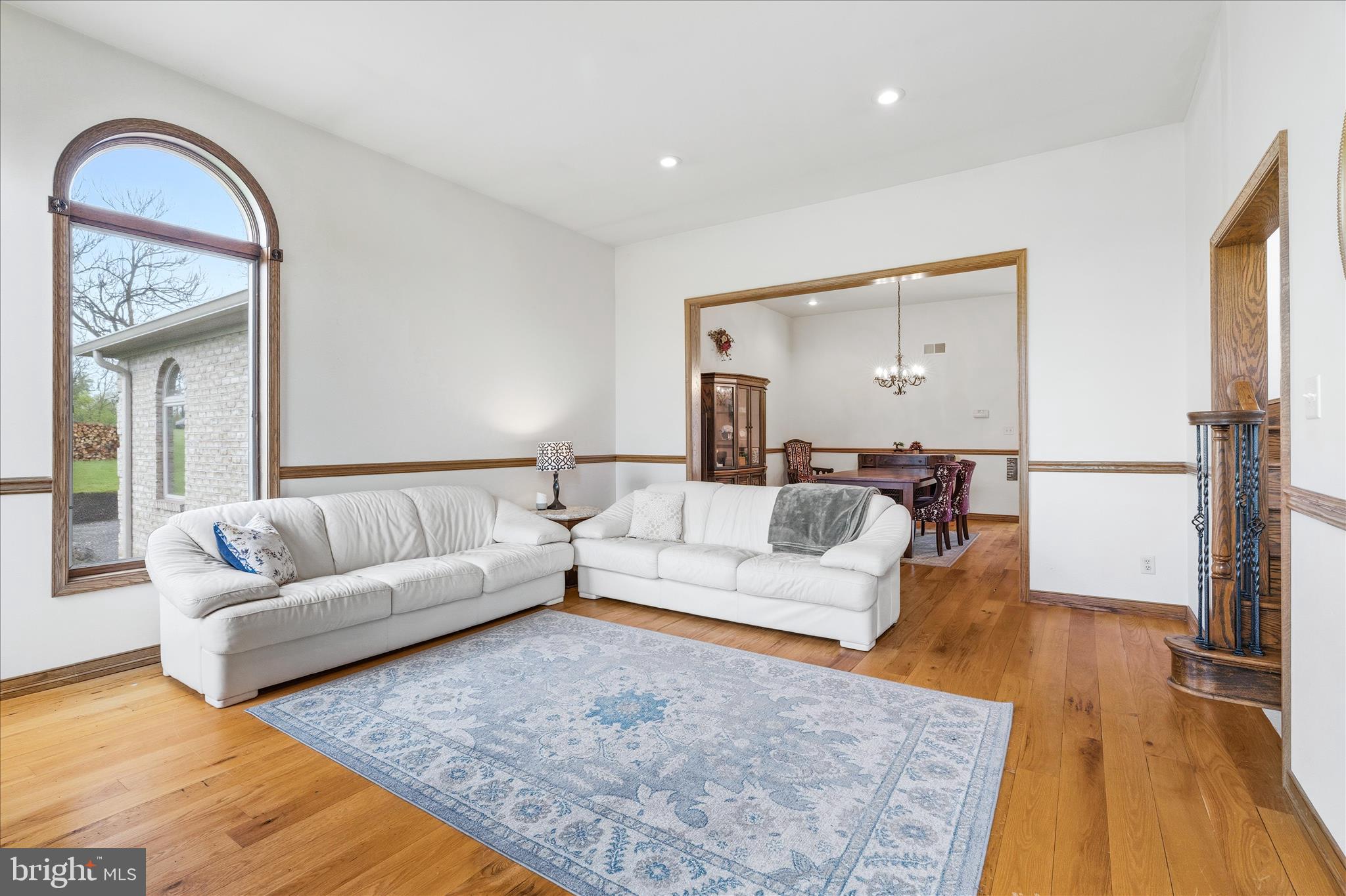 11820 Shimpstown Road Mercersburg, PA 17236 - Photo 25 of 75 a living room with furniture and a large window