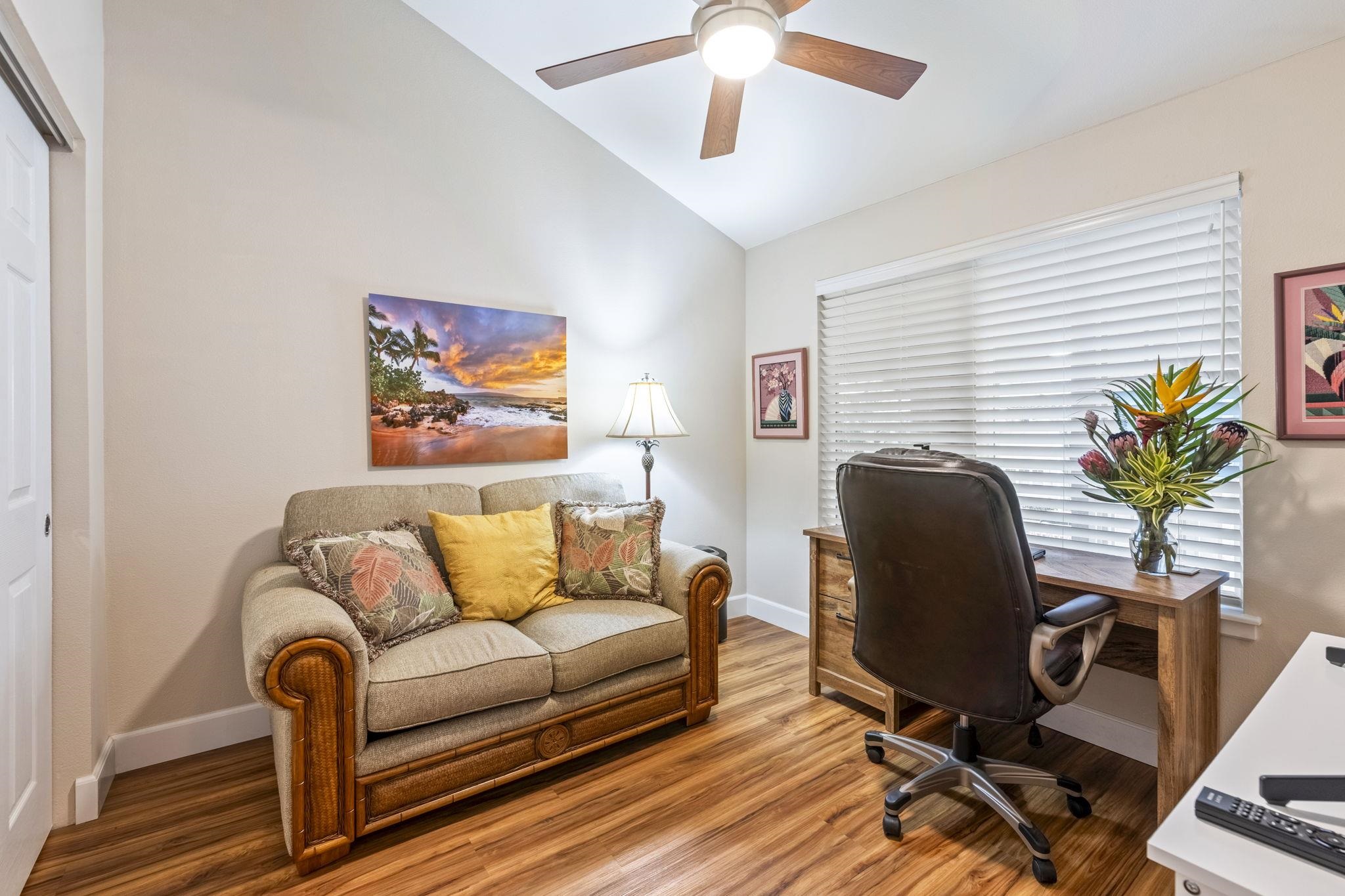 16 Kai Makani Loop, Unit D201 Kihei, HI 96753 - Photo 28 of 50 a view of workspace with lounge chair and windows