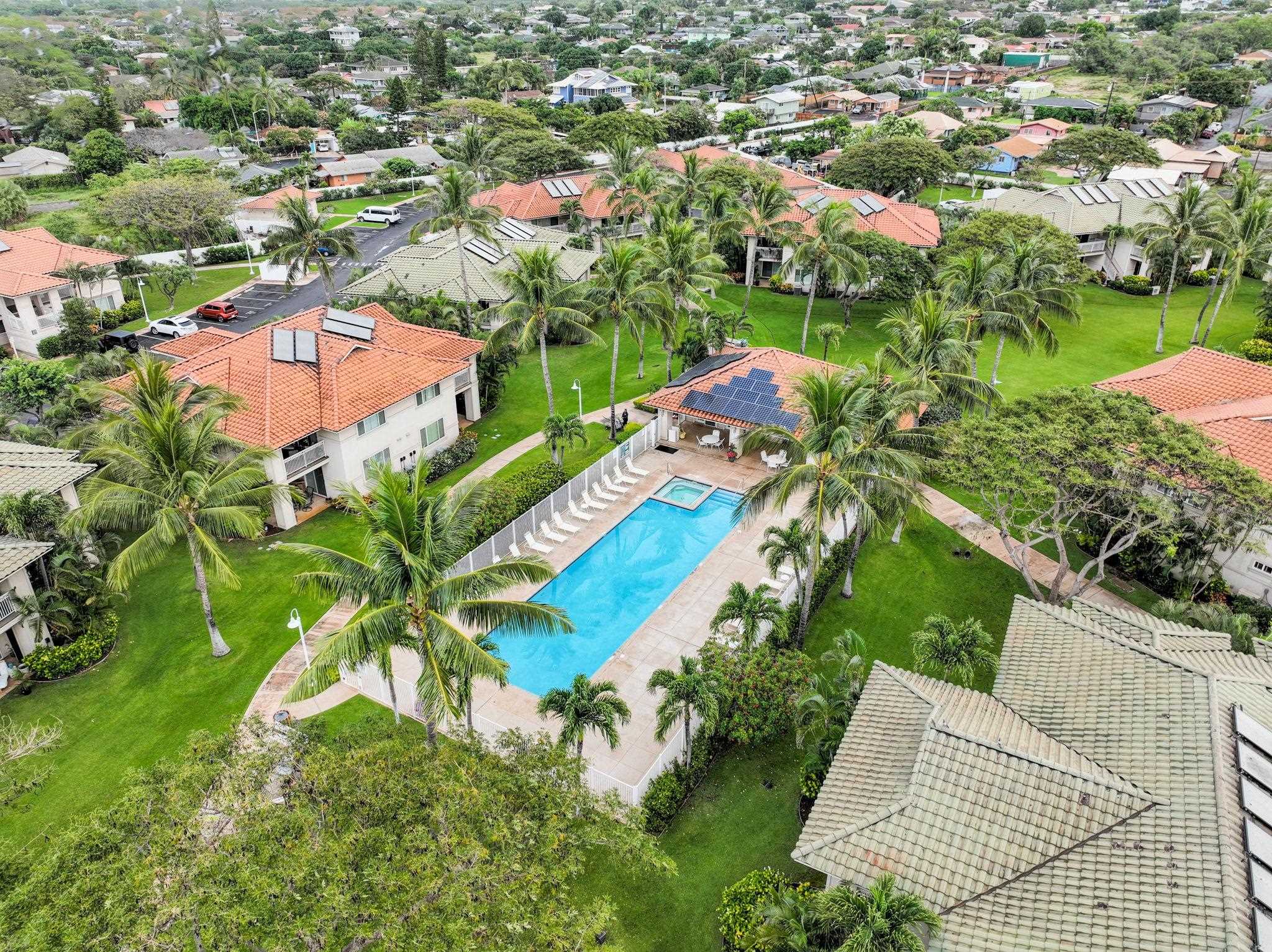 16 Kai Makani Loop, Unit D201 Kihei, HI 96753 - Photo 30 of 50 an aerial view of residential houses with outdoor space
