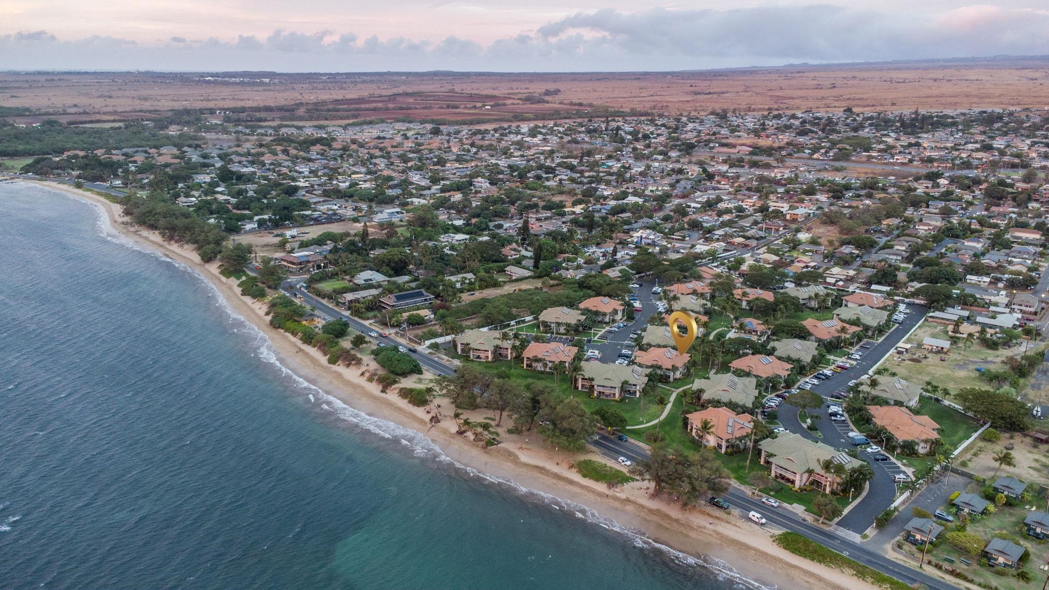 16 Kai Makani Loop, Unit D201 Kihei, HI 96753 - Photo 44 of 50 an aerial view of residential houses with outdoor space