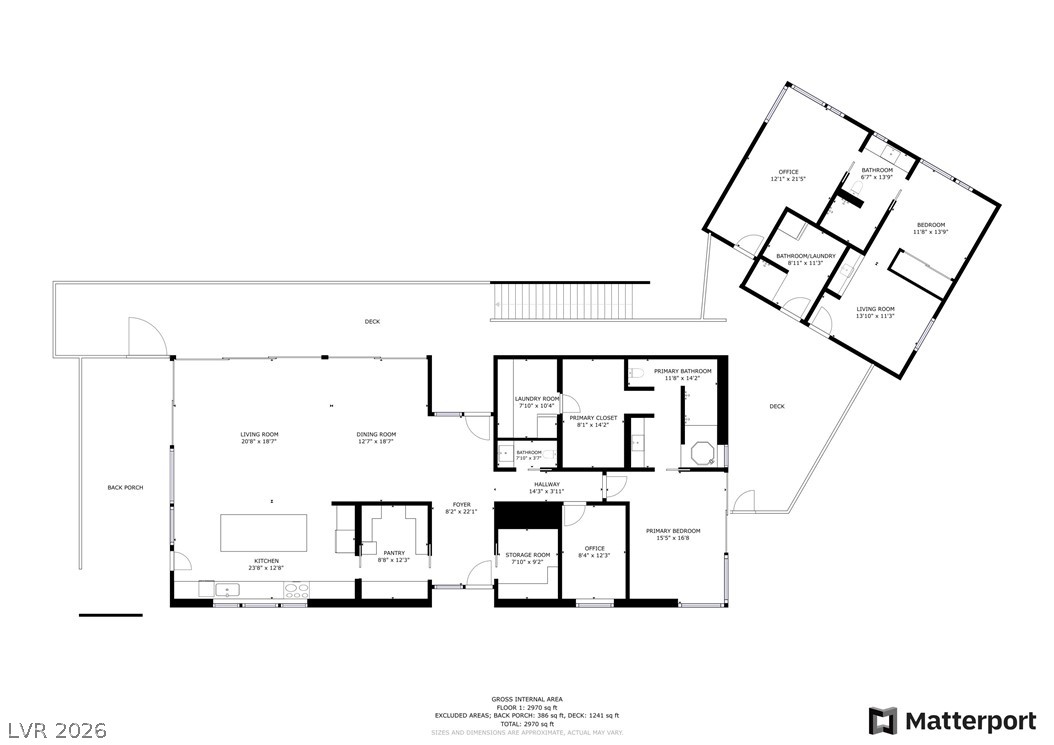 59 Arroyo Road Blue Diamond, NV 89004 - Photo 96 of 96 floor plan