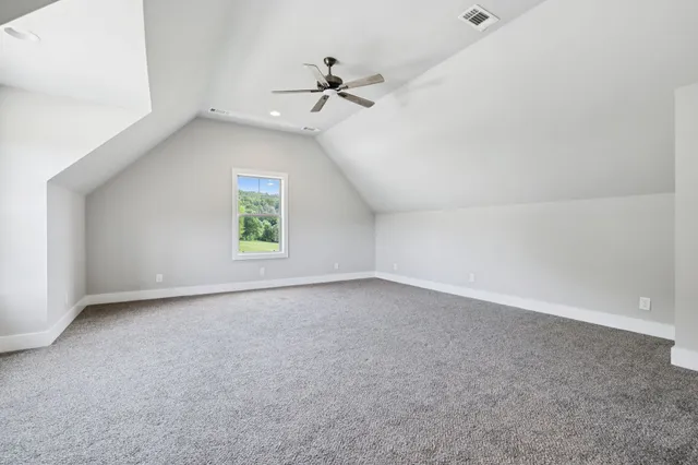 a view of an ocean from a yard