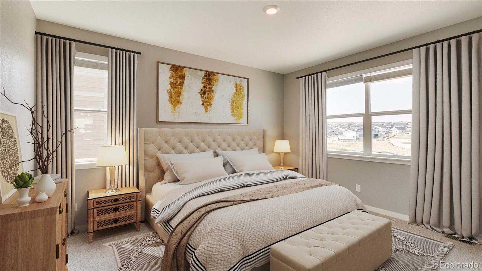 3458 Belleville Ridge Road Elizabeth, CO 80107 - Photo 5 of 27 a bedroom with a bed and a window