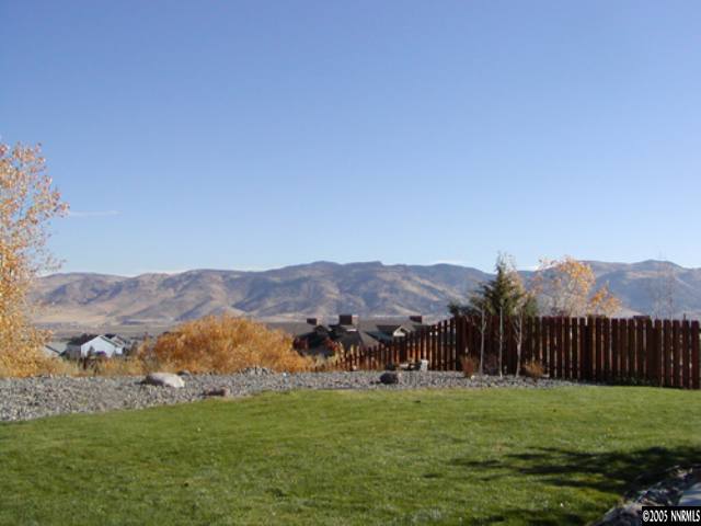 15503 Quicksilver Drive Reno, NV 89511 - Photo 3 of 9 a view of a backyard with mountain view