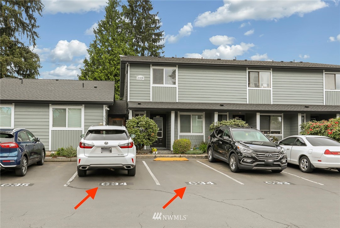 21529 4th Avenue West, Unit C34 Bothell, WA 98021 - Photo 22 of 26 a view of a car park in front of house