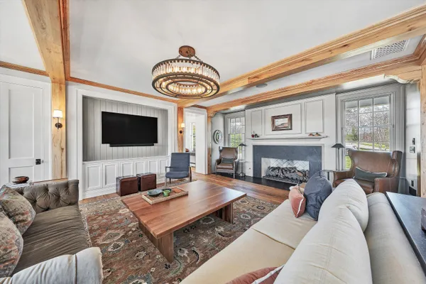 a view of a lake from a roof deck