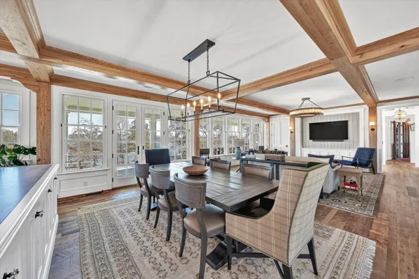 a view of entryway with stairs and wooden floor