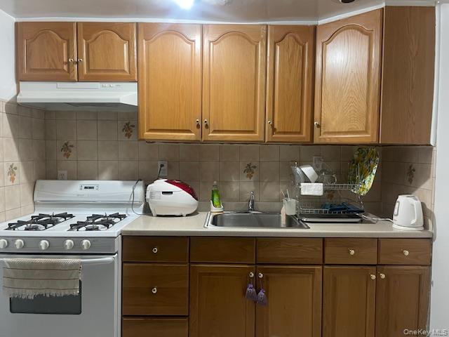 73-45 210th Street, Unit 1C Queens, NY 11364 - Photo 3 of 8 a kitchen with a sink and cabinets