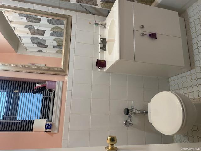 73-45 210th Street, Unit 1C Queens, NY 11364 - Photo 4 of 8 a bathroom with a sink and a mirror