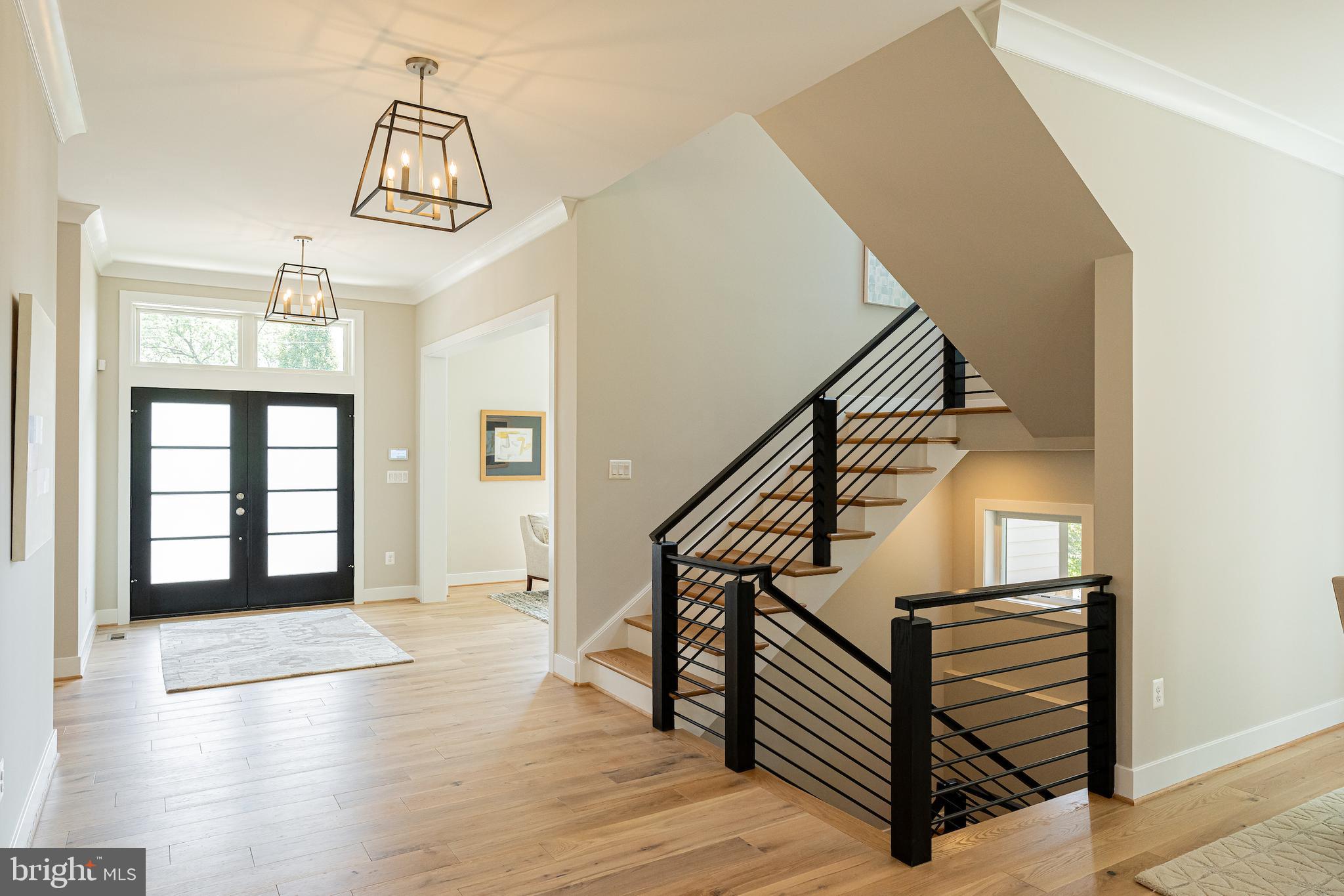 7205 Bayside Court McLean, VA 22101 - Photo 5 of 21 a view of entryway and hall with wooden floor
