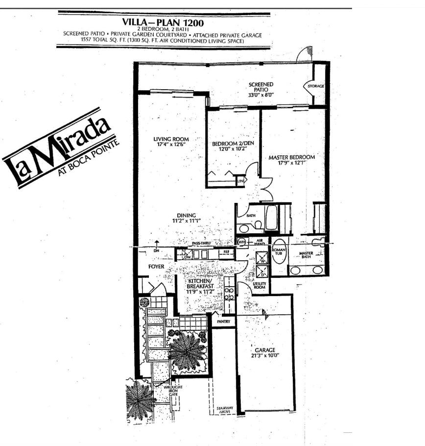 7844 La Mirada Drive Boca Raton, FL 33433 - Photo 44 of 44 FLOOR PLAN